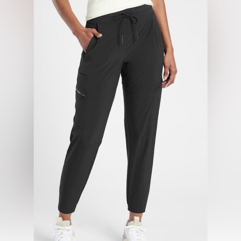 Athleta Black Venture Pants, size 6